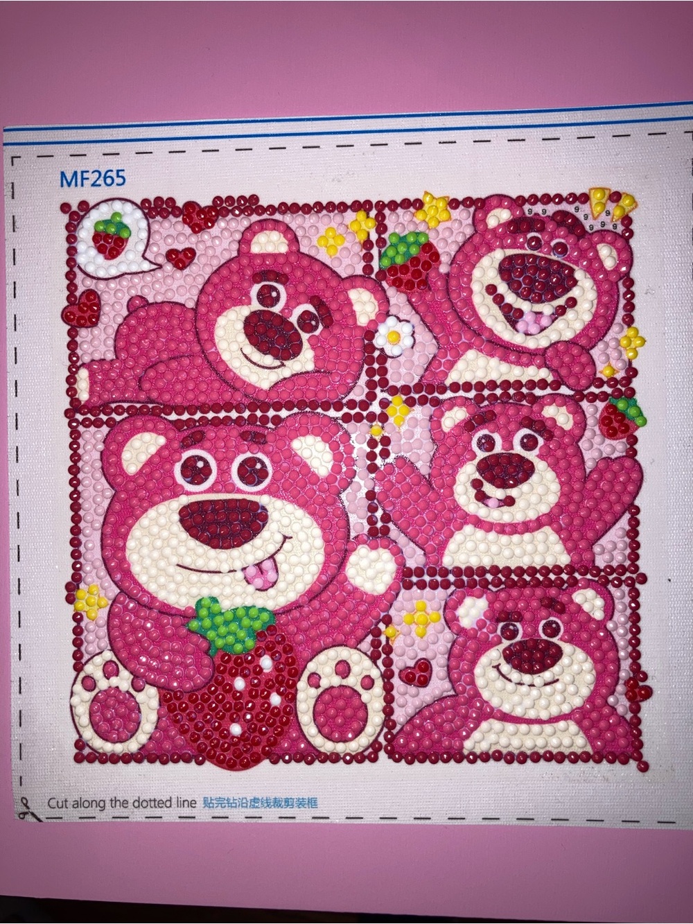 Toy Story Lotso Bear Diamond Art New